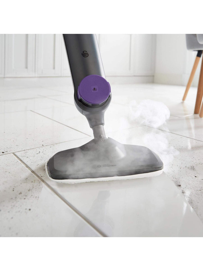 Swan Grey Steam Mop with carpet glider, imported from the UK