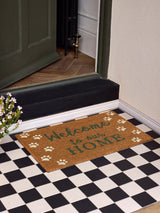 Next My Mat Natural Welcome Paws Coir Doormat 75cm x 45cm- Buy online at McGrocer