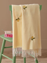 Next Furn Zesty Lemon Country Bee Fleece Throw 130x180cm- Buy online at McGrocer