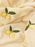 Furn zesty lemon fleece throw 130x180cm - British product