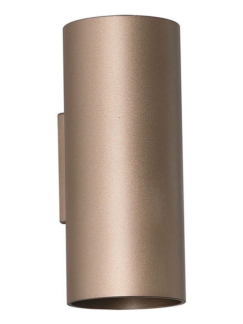 Searchlight brown Lillie cylinder up down wall light, UK version