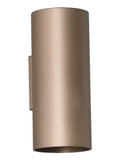 Searchlight brown Lillie cylinder up down wall light, UK version