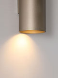 Searchlight brown Lillie cylinder up down wall light, UK version