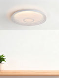 Searchlight White Manny flush ceiling light - British product