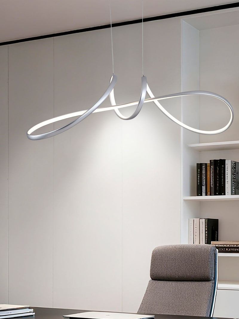 Searchlight Grey Lewis LED pendant light - British product