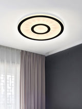 Next Searchlight Black Jana Roundel Finish LED Flush Ceiling Light- Buy online at McGrocer