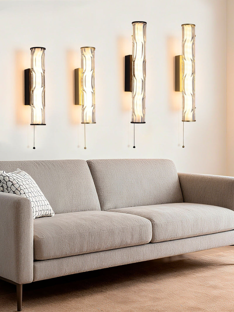 Searchlight Raphie wall light with glass shade (British brand)