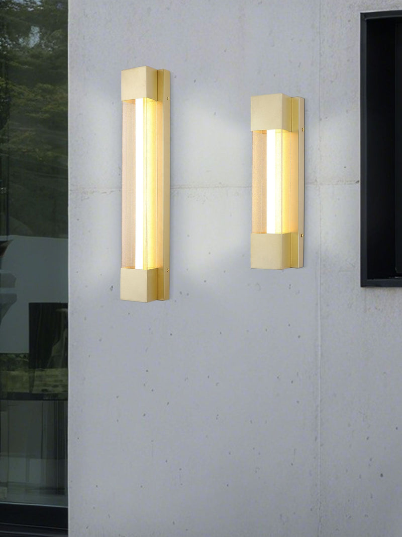 Searchlight Gold Orly wall light 40cm, imported from the UK