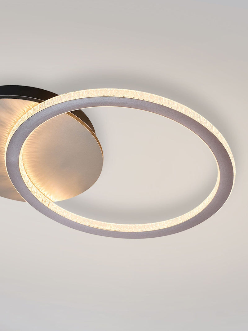 Searchlight Brown Julin LED flush ceiling light (British brand)