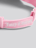 Juicy Couture pink velour diamante visor, imported from the UK