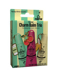 Dr.PAWPAW Charm Balm Trio in Banana, Matcha, Cherry, imported from the UK