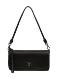 Pure Luxuries London Christabel black leather cross-body bag, UK version