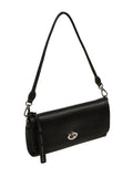 Pure Luxuries London Christabel black leather cross-body bag, UK version