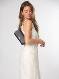 Pure Luxuries London Christabel black leather cross-body bag, UK version