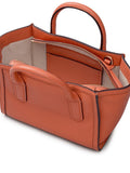 Radley orange grain leather Amelie grab bag - British product