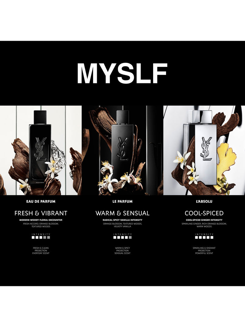 YSL MYSLF Eau de Parfum 100ml + 10ml, imported from the UK