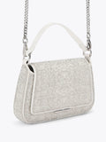 Carvela White Diana top handle bag crystal faux pearl - British product