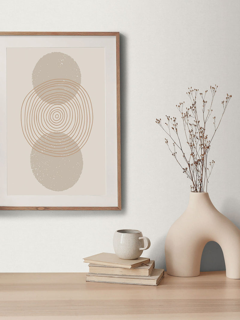Galerie cream horizon plain texture wallpaper sample A4 - British product