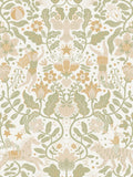 Galerie Wallcoverings Green Resan Kids wallpaper sample A4 - British product