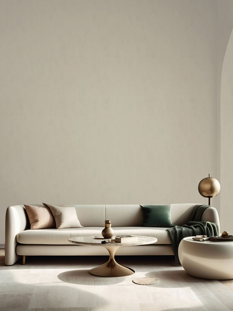 Galerie beige Terra plain texture clay wallpaper sample A4 (British brand)