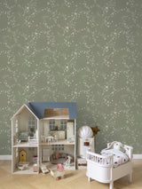 Next Galerie Wallcoverings Green Resan Star Wallpaper Sample A4- Buy online at McGrocer