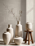 Galerie wallpaper sample Beige Terra Stone Clay A4 (British brand)