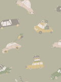 Galerie Wallcoverings Green Resan wallpaper 10.05m, UK version