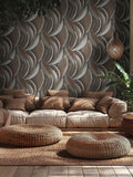Galerie wallpaper Brown Horizon Tree Leaf 10.05m - British product