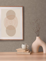 Next Galerie Wallcoverings Brown Horizon Plain Texture Wallpaper 10.05m- Buy online at McGrocer