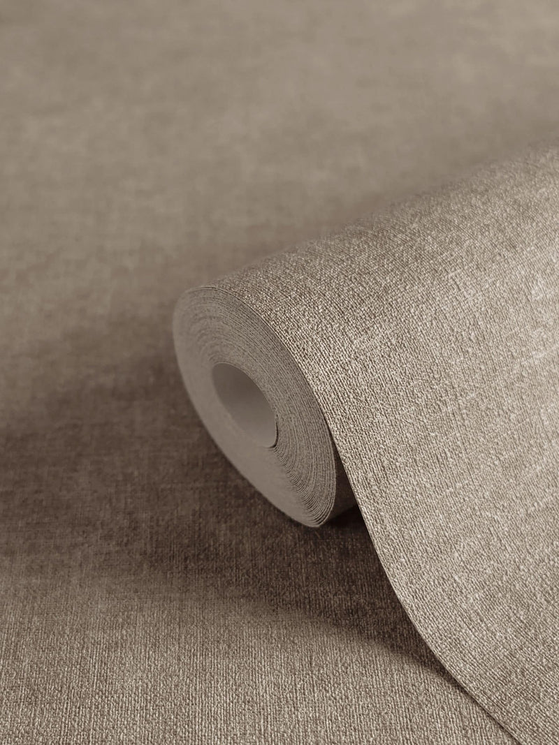 Galerie Brown Horizon plain texture wallpaper 10.05m, UK version