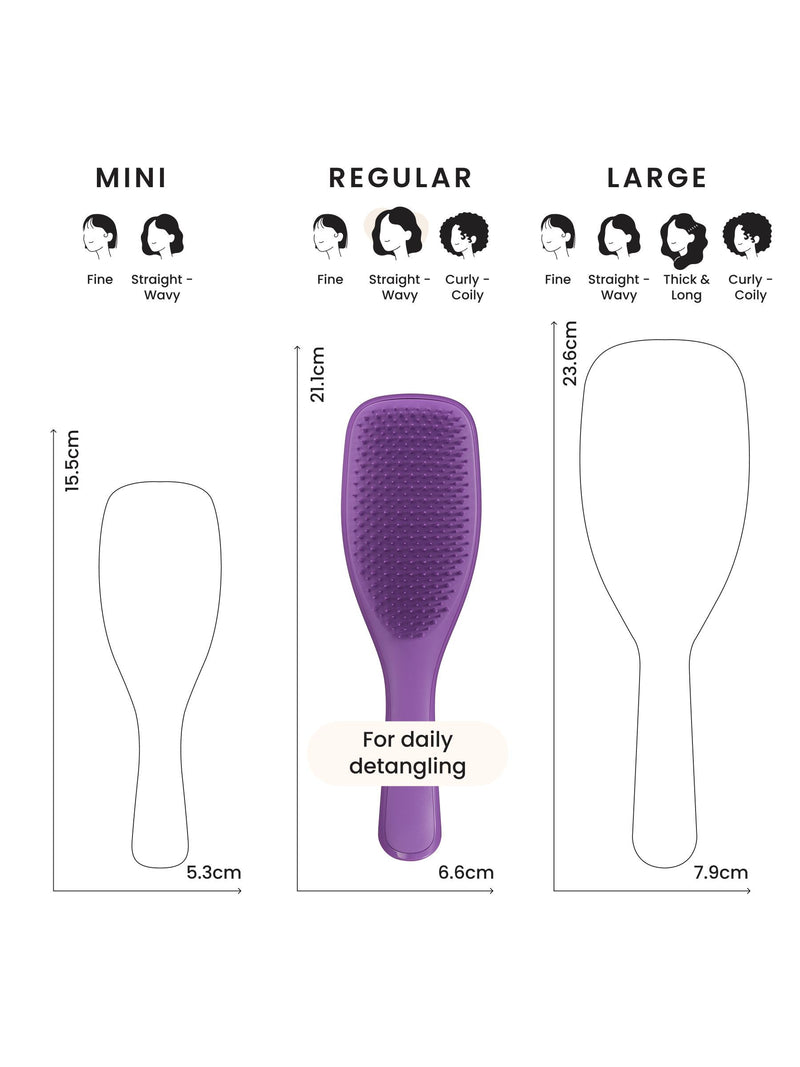 Tangle Teezer Purple detangling hairbrush (British brand)