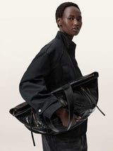 Next AllSaints Black Jean Rey Large Tote Bag- Buy online at McGrocer