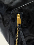 AllSaints Black Jean Rey tote bag leather, UK version