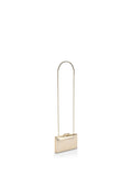 Carvela Gold Chrome Aintree clutch bag - British product
