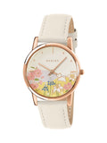 Radley Spring Meadows rose gold watch with salt leather strap - British product
