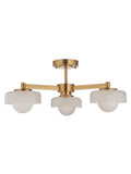Gallery Home aged brass ceiling light, UK version