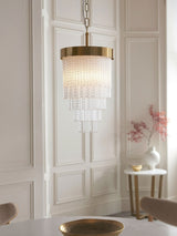 Next Gallery Home Aged Brass Anita 1 Ceiling Pendant Light- Buy online at McGrocer