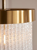 Gallery Home aged brass Anita pendant light - British product