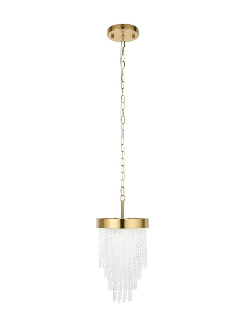Gallery Home aged brass Anita pendant light - British product
