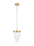 Gallery Home aged brass Anita pendant light - British product