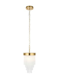 Gallery Home aged brass Anita pendant light - British product