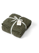 Next The Little Green Sheep Juniper Dimple Quilt Blanket 80x80cm- Buy online at McGrocer