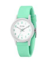 Next Tikkers Green Aqua Water Resistant Silicone Strap Watch- Buy online at McGrocer