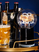 Next Widdop Black LED Neon Lamp with Drink Up Beer Design- Buy online at McGrocer