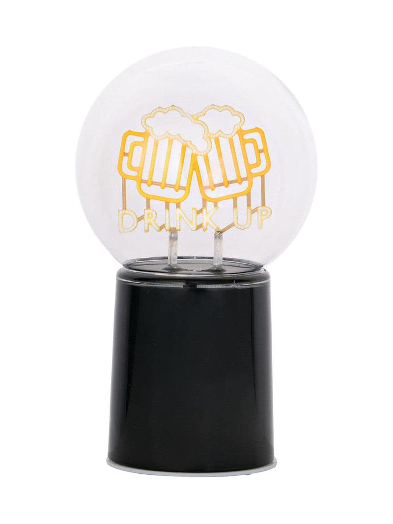 Widdop black LED neon lamp with drink up design, UK version