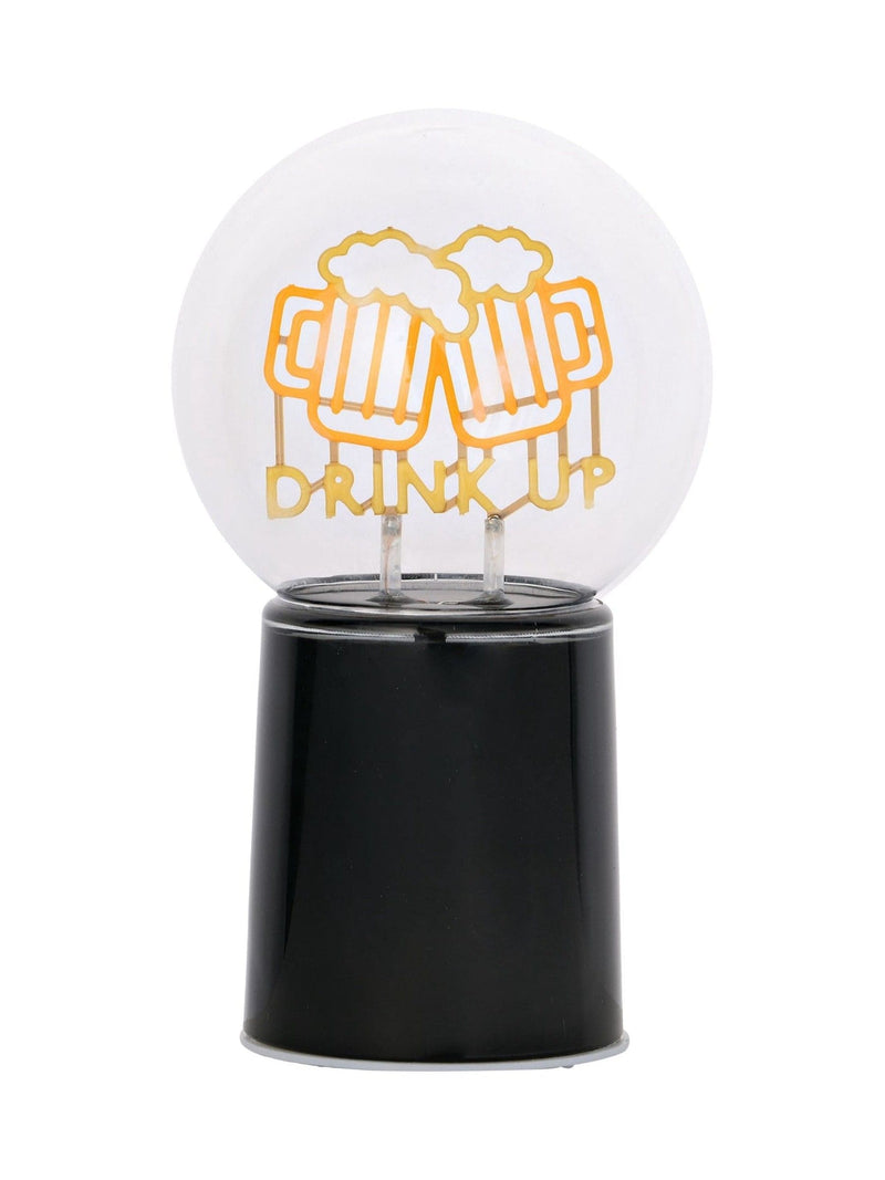 Widdop black LED neon lamp with drink up design, UK version