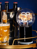 Widdop black LED neon lamp with drink up design, UK version
