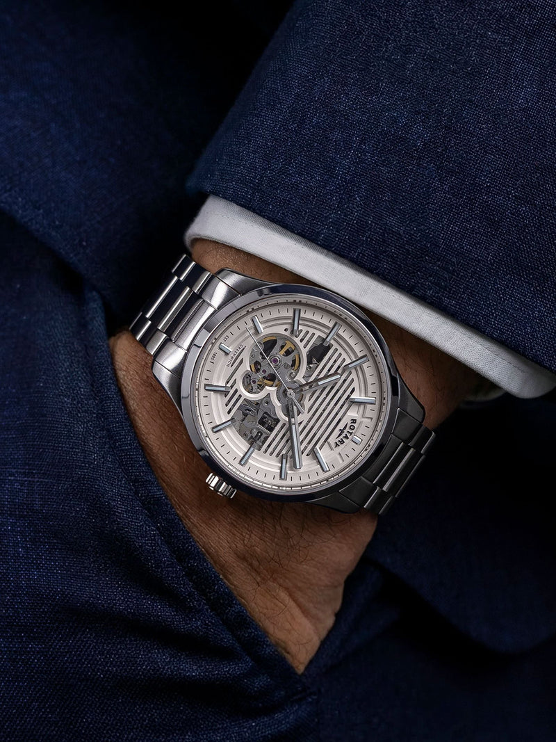 Rotary automatic watch Greenwich Skeleton, UK version