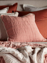 Next Secret Linen Store Spice Vivienne Quilted Cushion Cover 50 x 50cm- Buy online at McGrocer