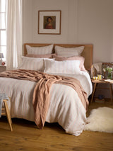 Next Secret Linen Store Multi Stripe Olivia Linen Pillowcase- Buy online at McGrocer